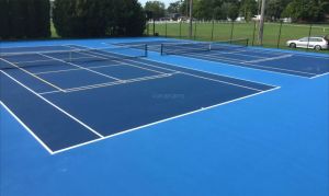 Thi công sân tennis trên bề mặt bê tông - SuKa Eco B1213